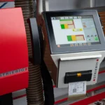 Striebig vertical panel saw Optidivide panel optimization device with label printer