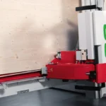 Striebig vertical panel saw Edition 60 lifting panel to trim bottom