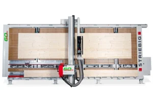 Striebig vertical panel saw Edition 60 with panel lifters with optional additional panel lifter