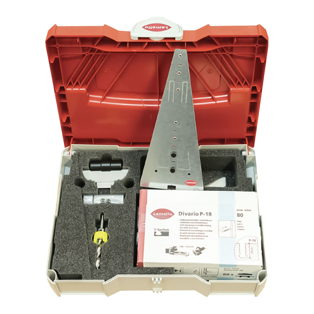 145551 Divario P Starter Kit with Systainer Kit, includes 80 pair of Divario P-18 connectors, high quality marking jig, installation tool,8mm drill bit with stop collar