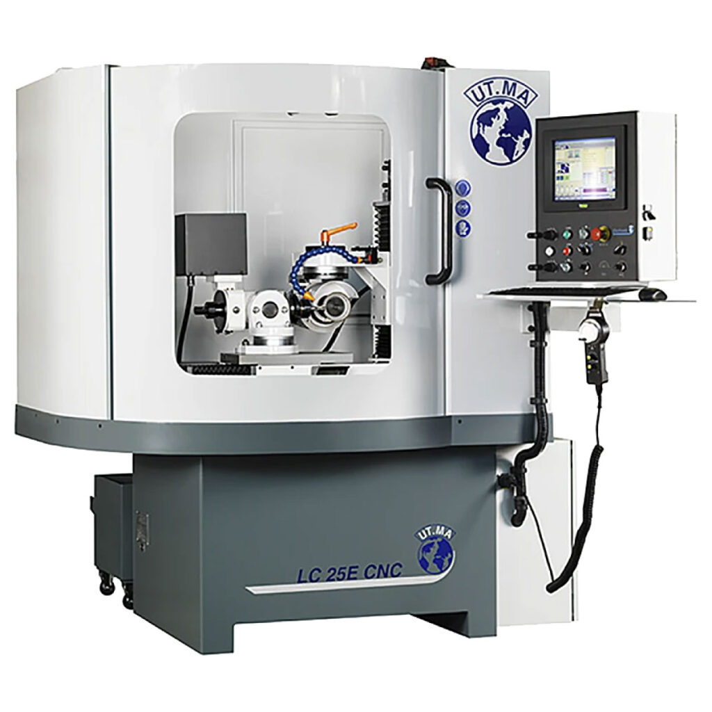 UTMA LC25 E CNC Automatic Tool Grinder and sharpener for spiral tools router bits shaper cutters milling cutters groovers finger joint heads compression bits