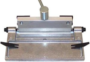 Striebig standard measuring flip stop with pointer fingers
