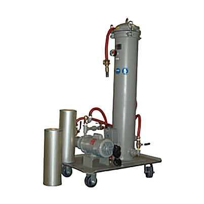 Model CFS-100 coolant filtration system for efficient filtration in single or multi-machine setups. filter carbide or steel out of straight oil or water based coolant