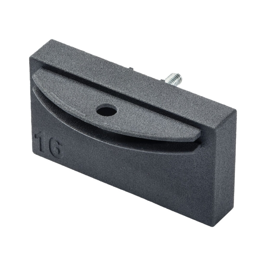Lamello Clamex P drill jig, element insert P-16, suitable for part. no. 125344 for LC P-16